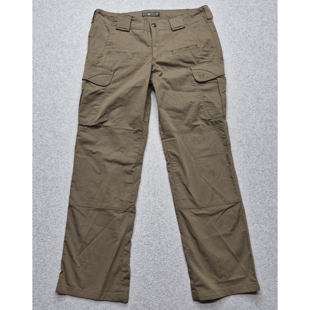 5.11 Tactical Pants Womens 10 Tan Regular Khaki Cargo Ripstop Work Utility